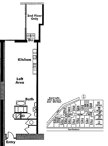 Floor plan 405