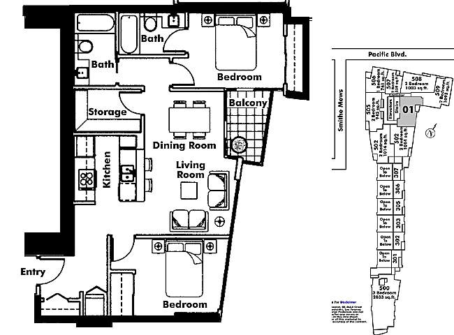 Floor plan 501