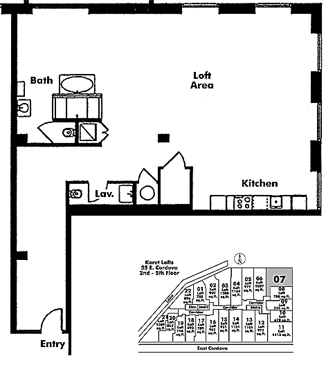 Floor plan 207