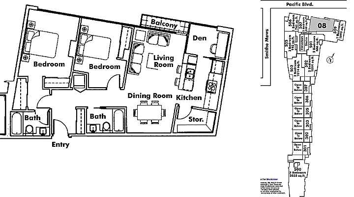 Floor plan 508
