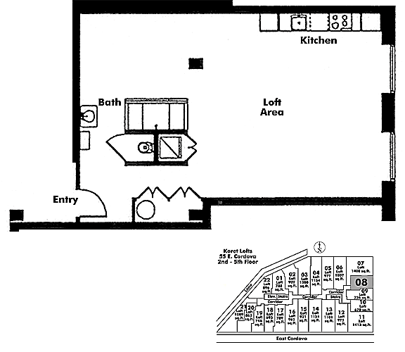 Floor plan 208