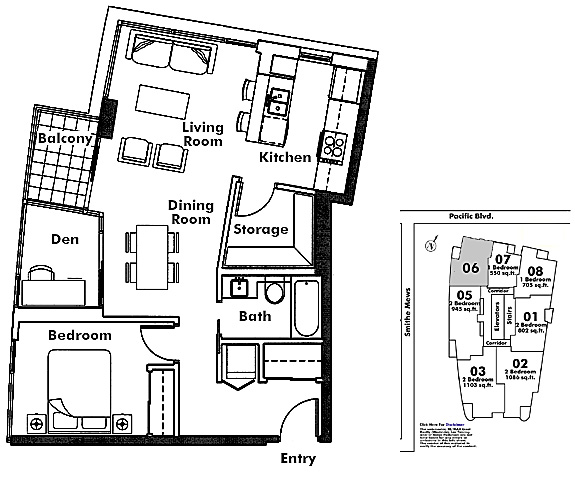 Floor plan 706