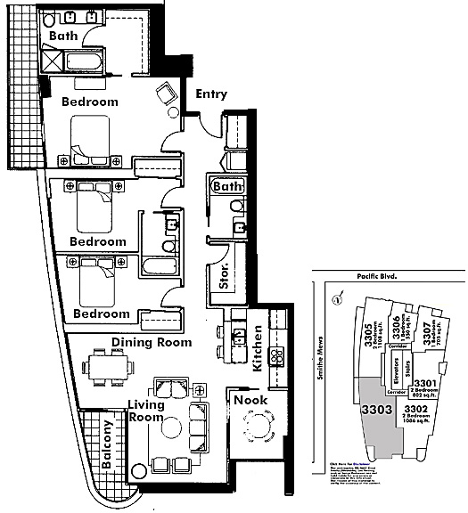 Floor plan 3303