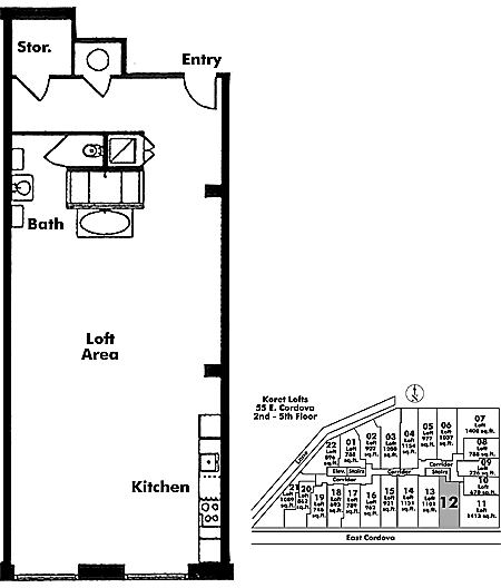 Floor plan 412