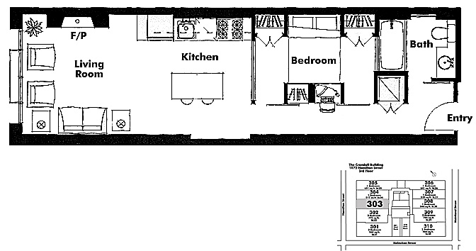 Floor plan 303