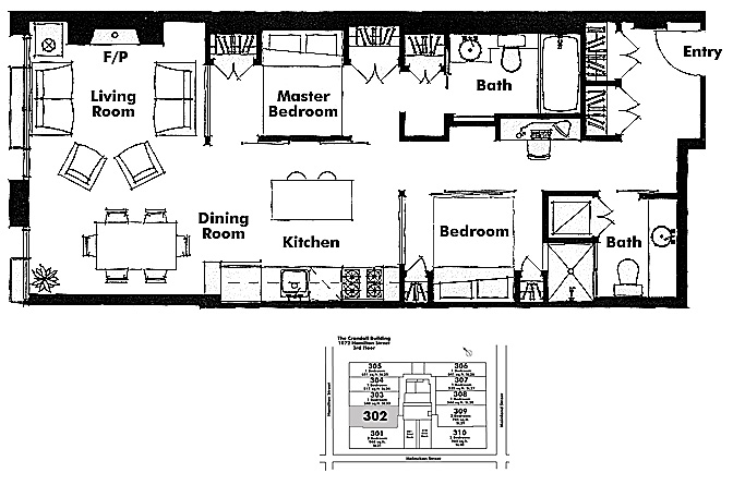 Floor plan 302
