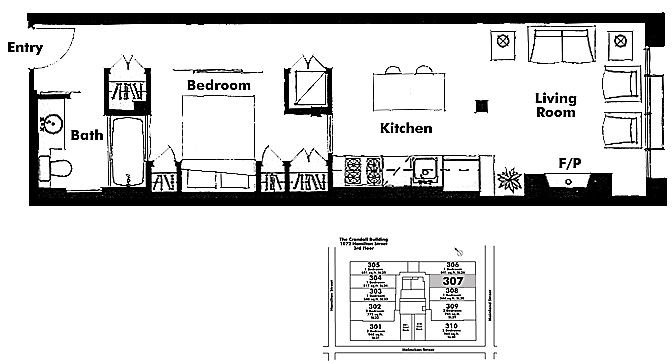 Floor plan 307