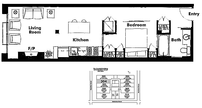 Floor plan 304