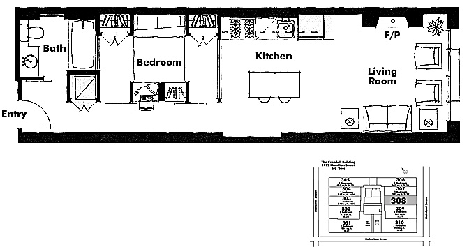 Floor plan 308