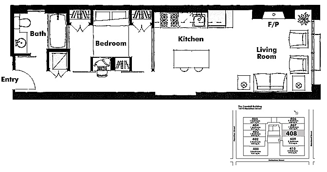 Floor plan 408