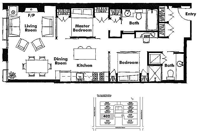 Floor plan 402