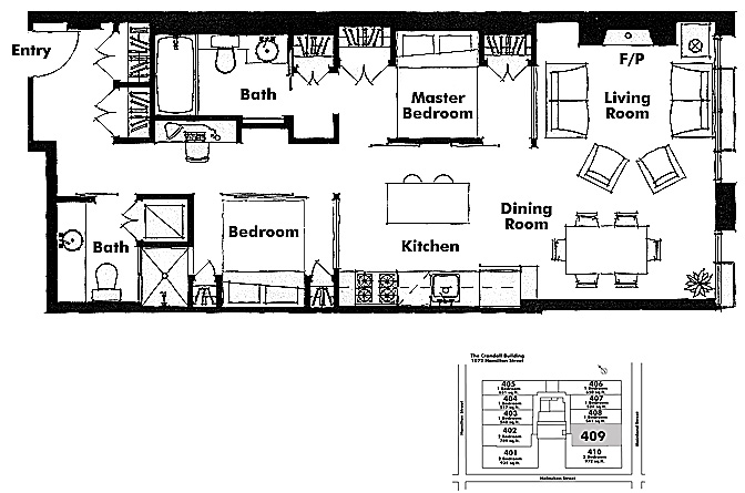 Floor plan 409