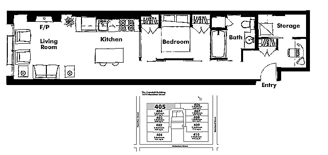 Floor plan 405