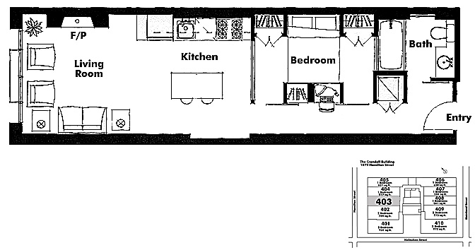 Floor plan 403