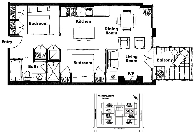 Floor plan 506