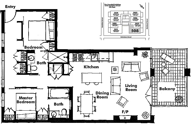 Floor plan 508