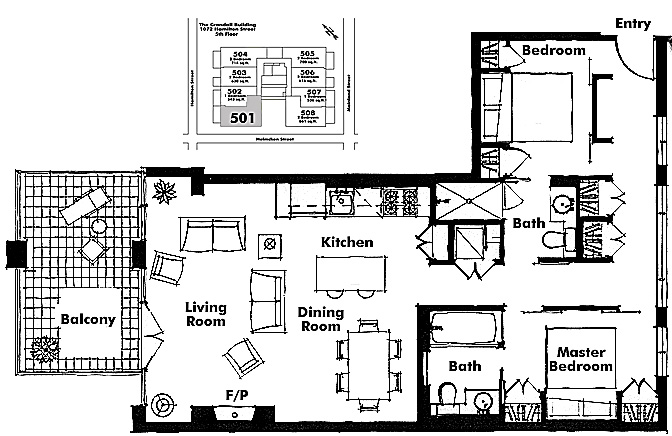 Floor plan 501