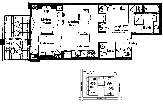 Floor plan 504