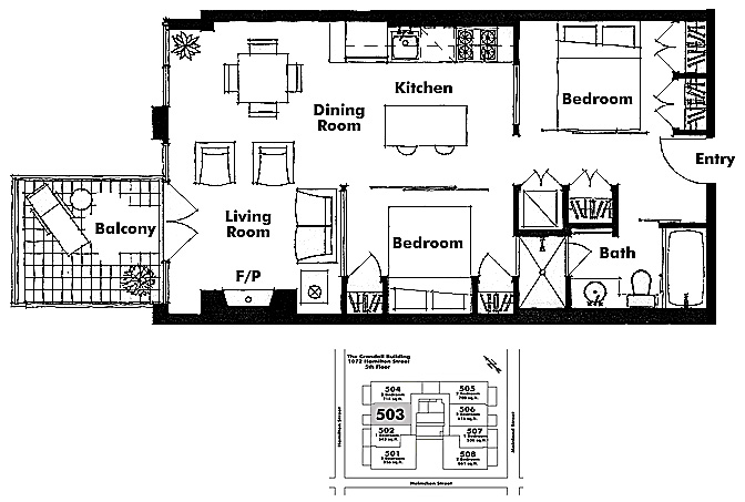 Floor plan 503