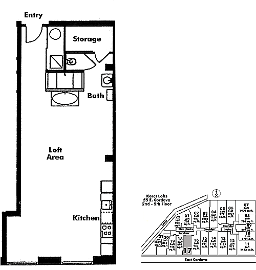 Floor plan 417