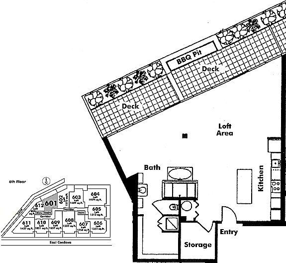 Floor plan 601
