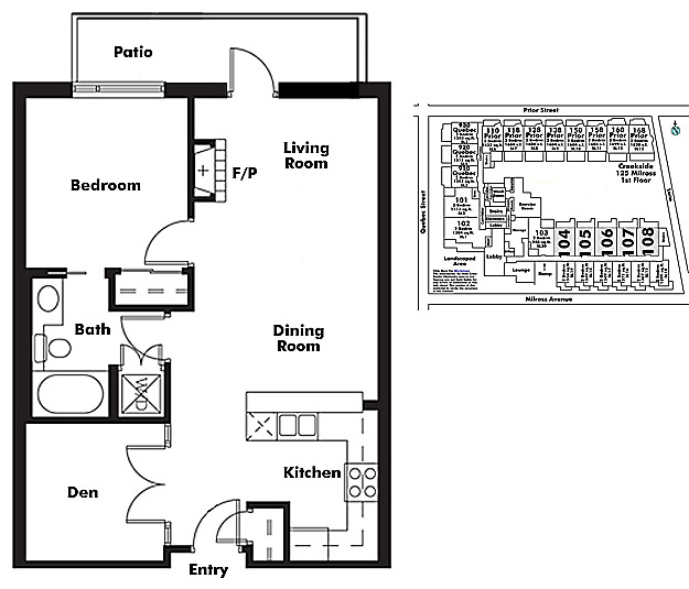 Floor plan 104