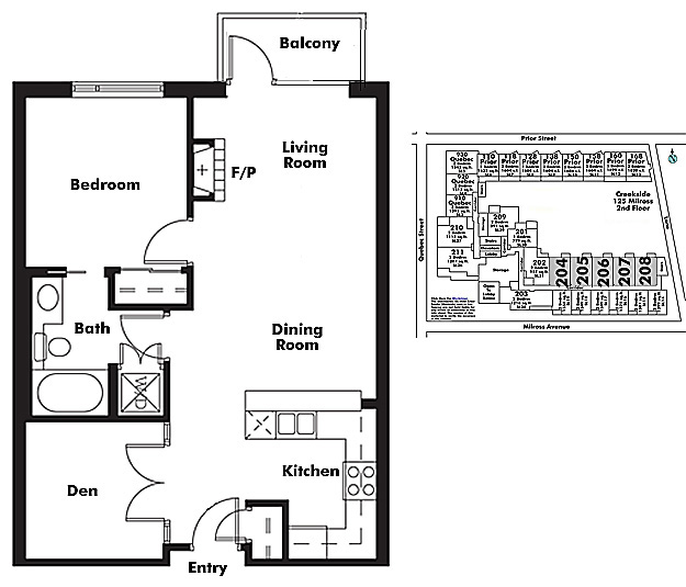 Floor plan 208