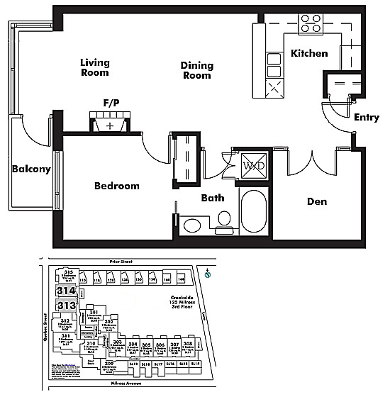 Floor plan 313