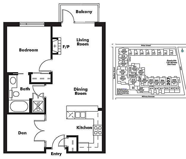 Floor plan 307