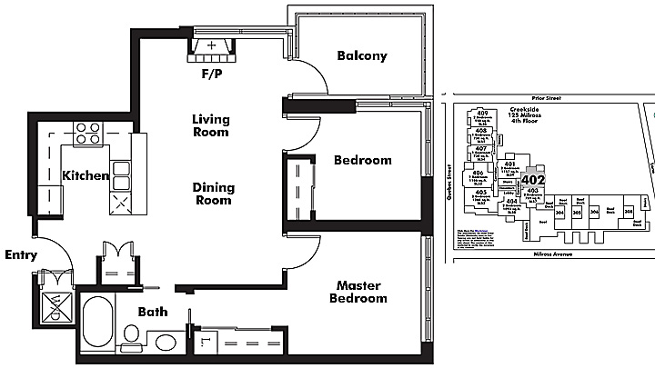 Floor plan 402