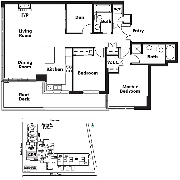 Floor plan 405