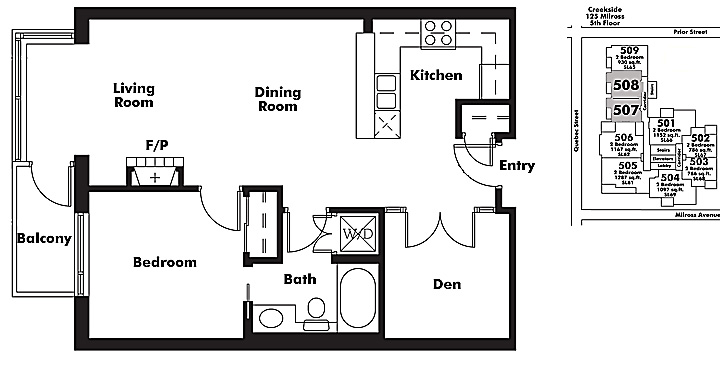 Floor plan 507