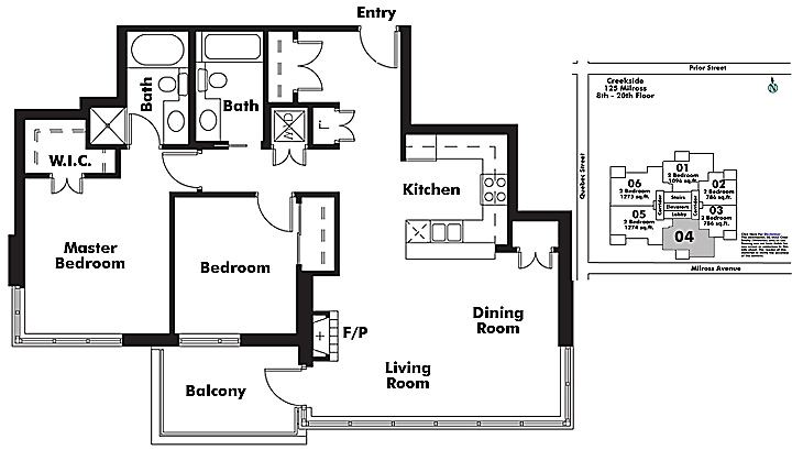 Floor plan 504