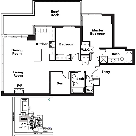 Floor plan 606