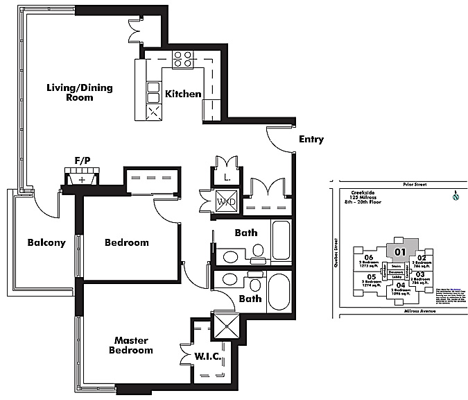 Floor plan 601
