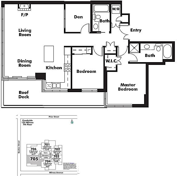 Floor plan 705