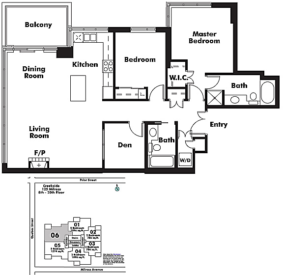 Floor plan 806