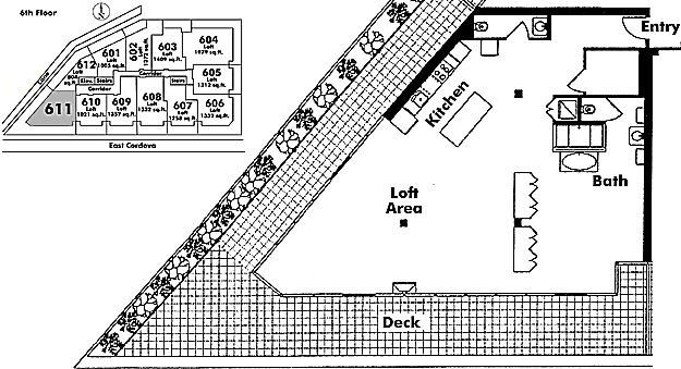 Floor plan 611
