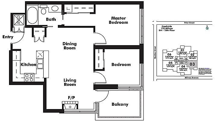 Floor plan 603