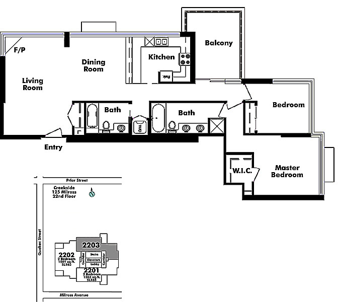 Floor plan 2203