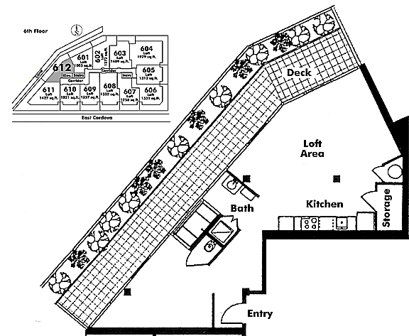 Floor plan 612
