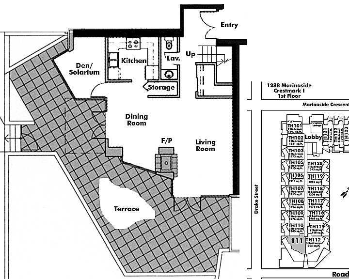 Floor plan TH111