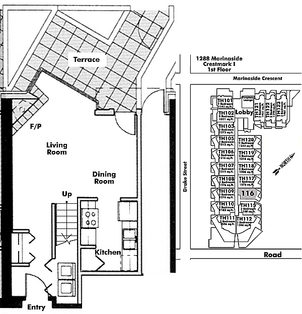 Floor plan TH116