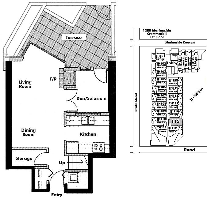 Floor plan TH115
