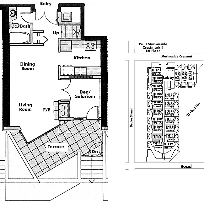 Floor plan TH110