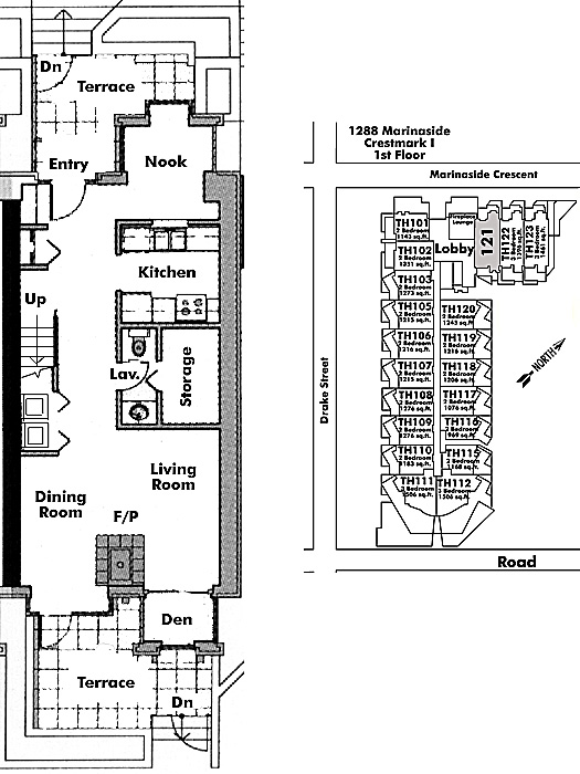 Floor plan TH121