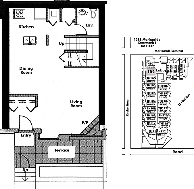 Floor plan TH102