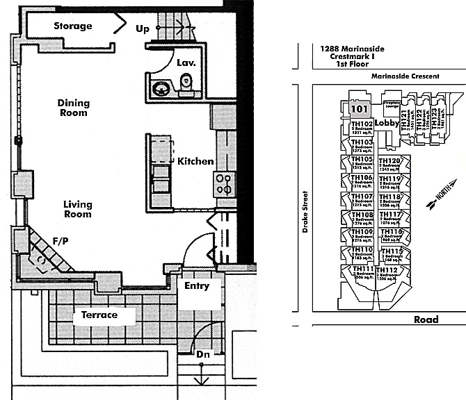 Floor plan TH101