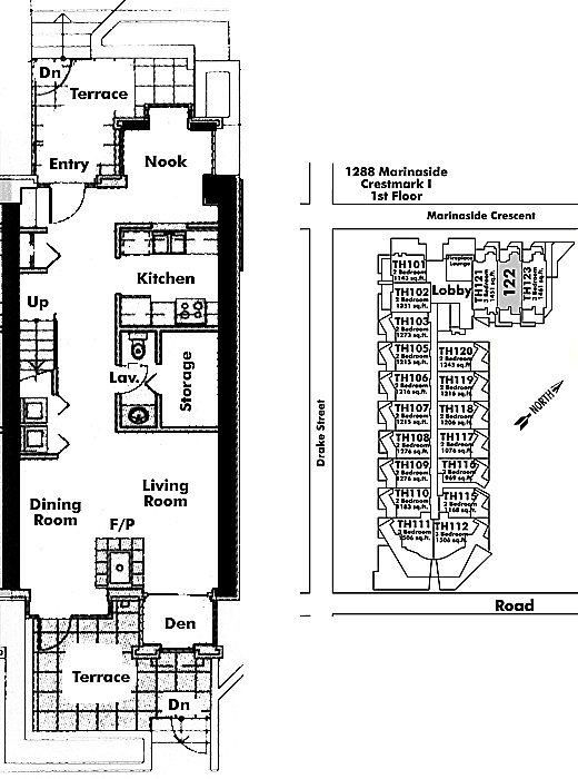 Floor plan TH122