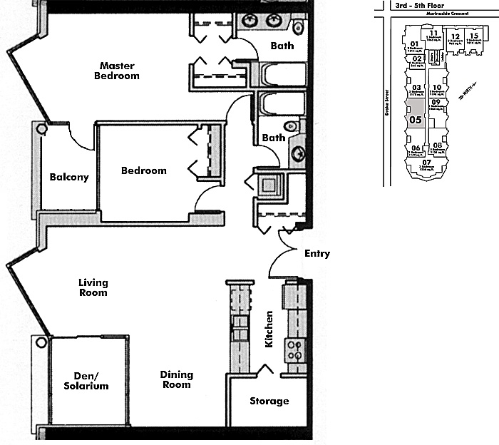 Floor plan 505